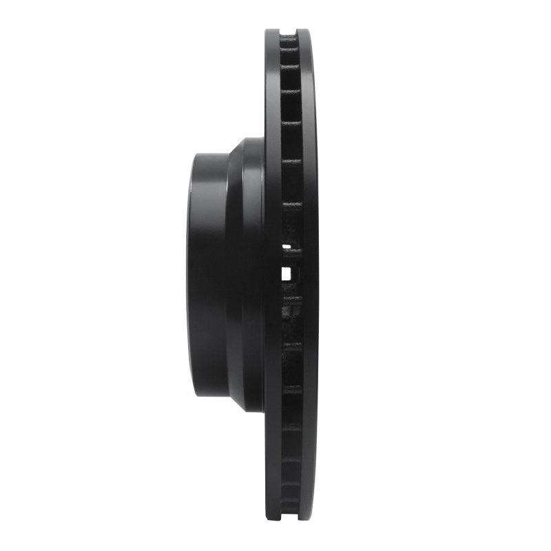 BMW 760LI Brake Rotor (1) - Front Right - R1 Concepts - Drilled & Slotted - Black - `02-`08